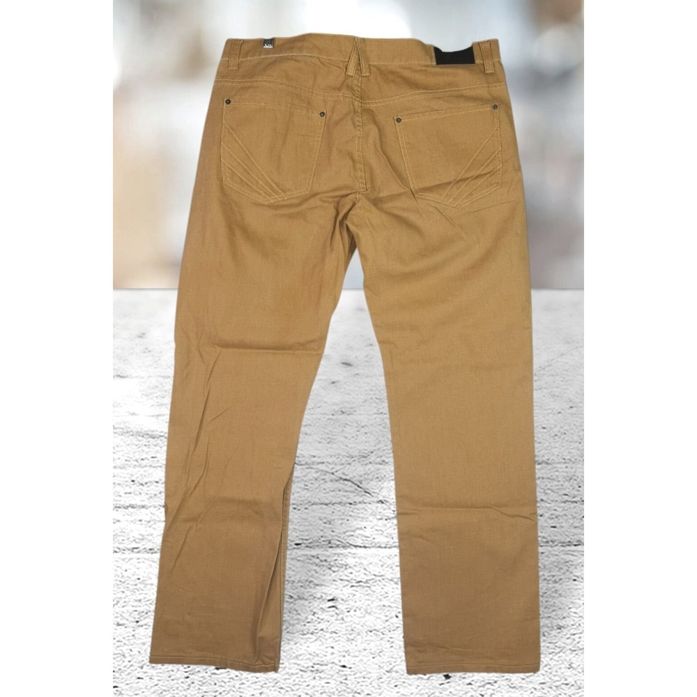 Akademiks RN0100964 Mens Size 40X32 Brown Orange Mix Jeans Pockets New